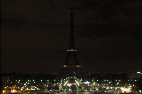 Torre Eiffel durante a HP 2009